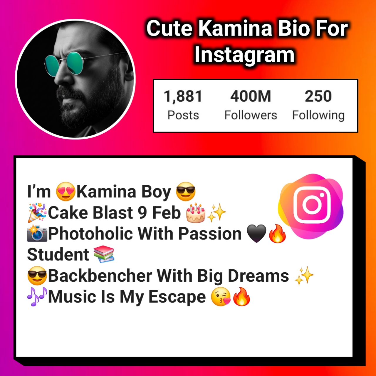 Cute Kamina Bio For Instagram