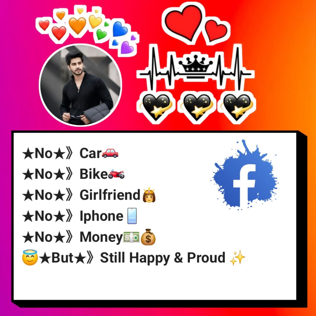 Facebook Bio for Boys Simple