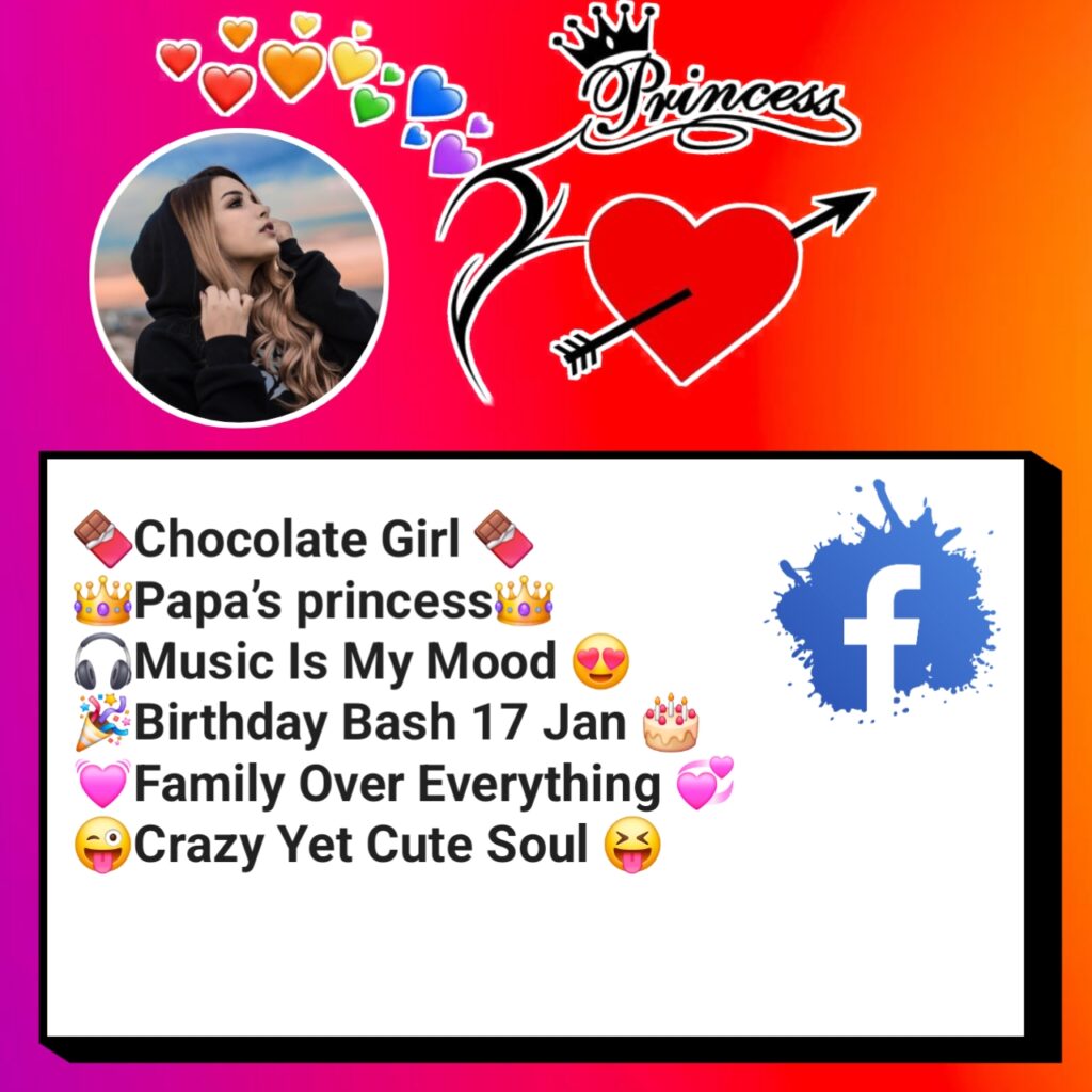 Facebook Vip Bio For Girls