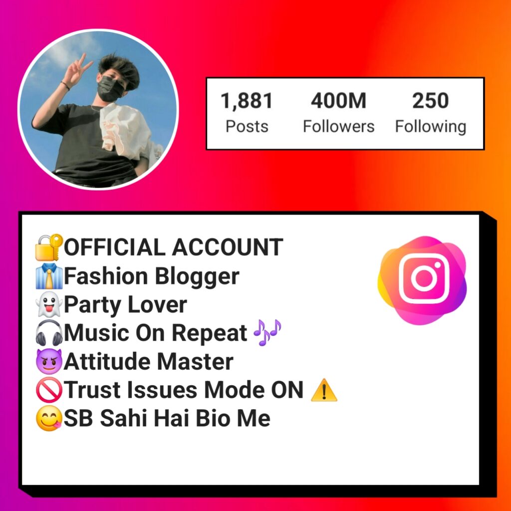 Aesthetic Bio for Instagram for boy