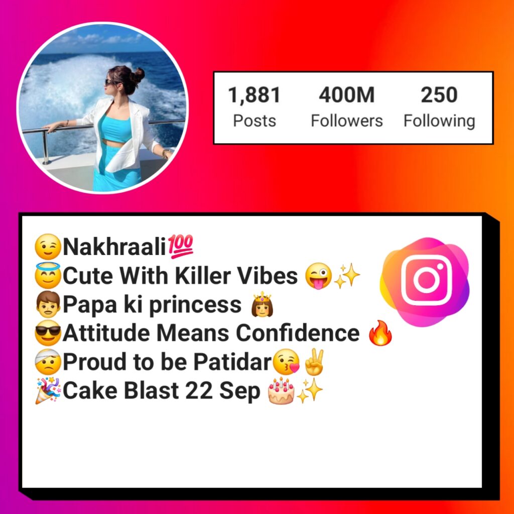 Instagram Bio For Girls With Emojis