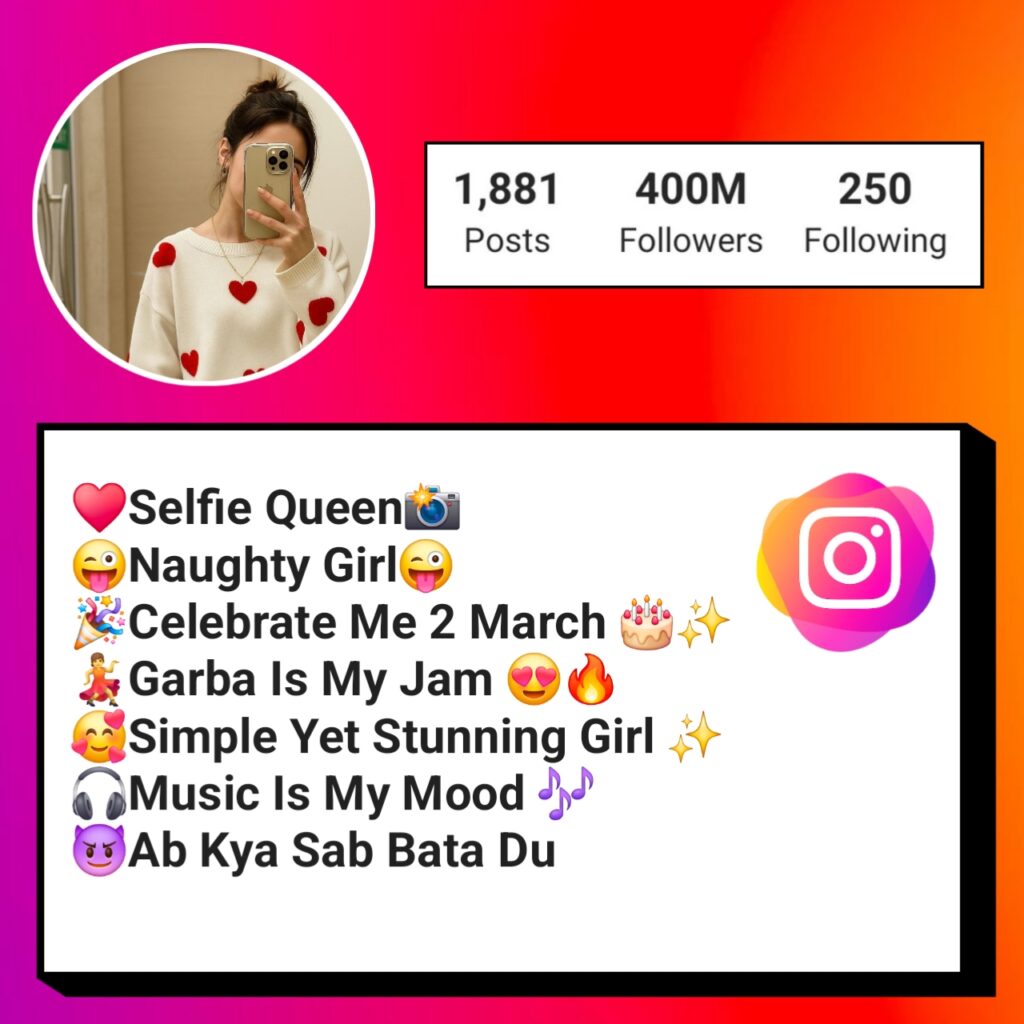 Attitude Instagram Bio for Girls