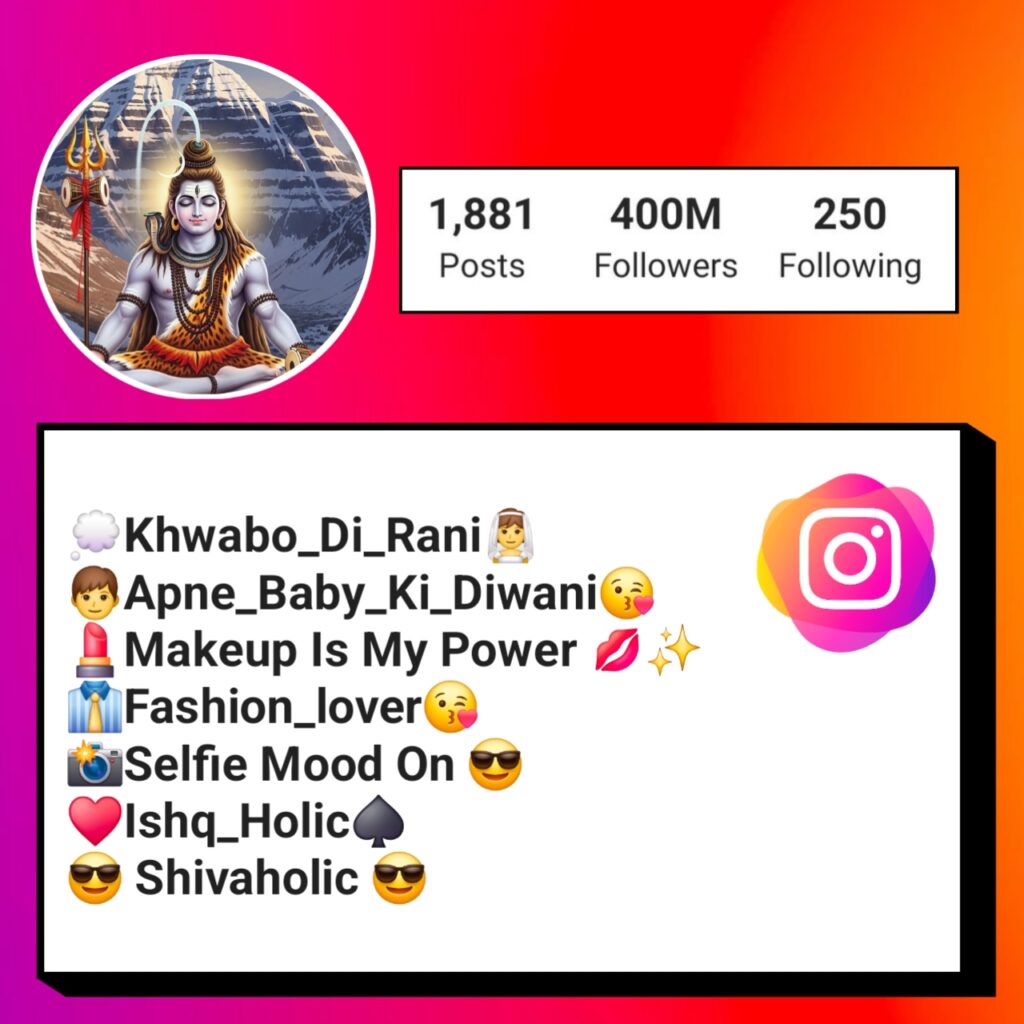 Mahakal bio for instagram for girl