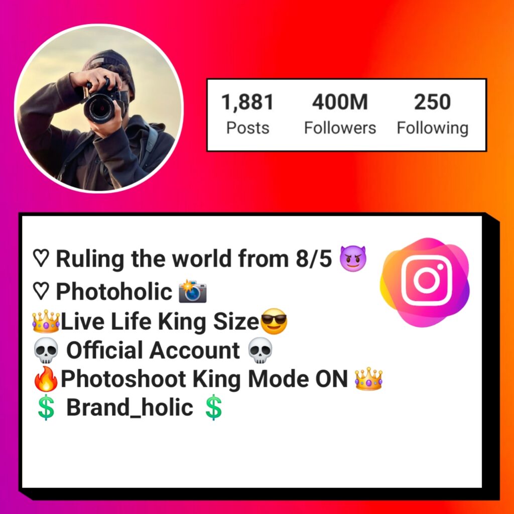 Best Bio for Photographer