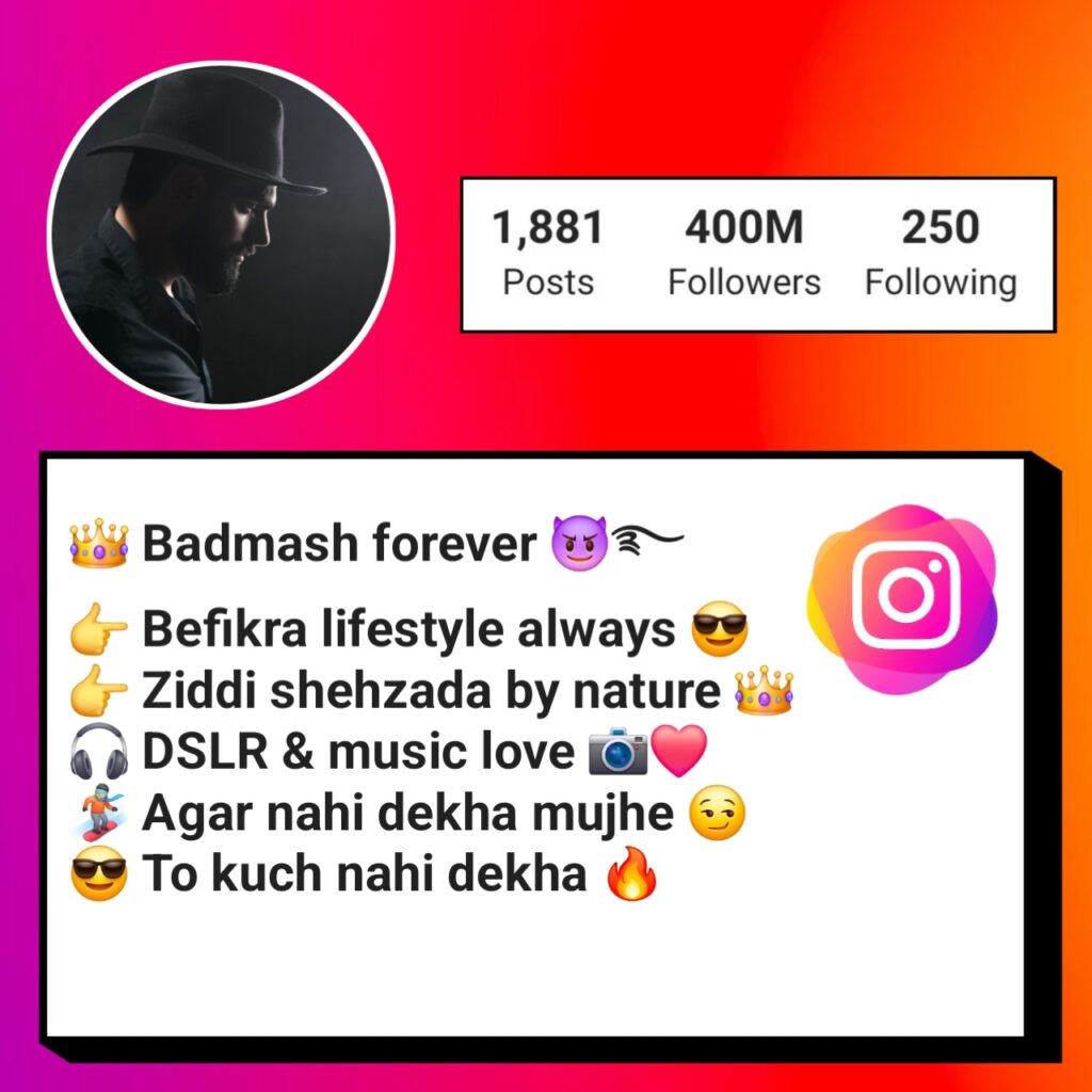 Gangster Instagram Bio For Boy