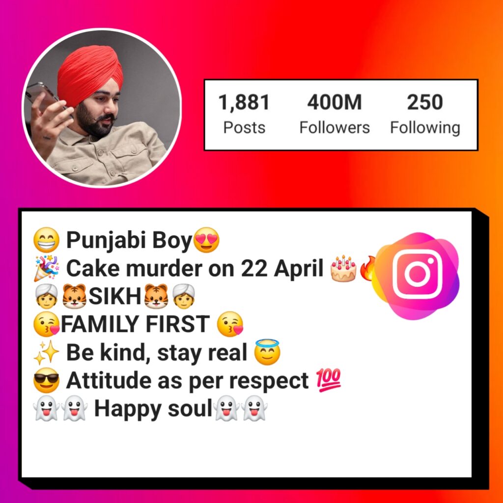 Stylish Instagram Bio Punjabi